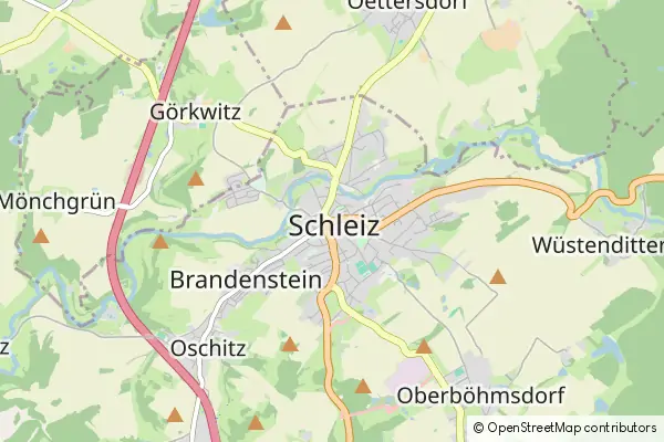 Mapa Schleiz