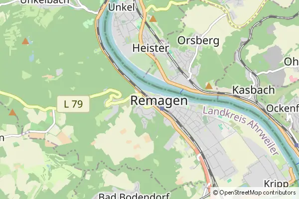 Mapa Remagen