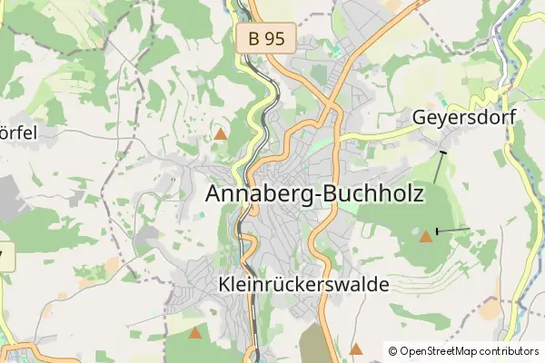 Mapa Annaberg-Buchholz