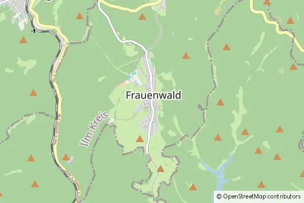 Mapa Frauenwald