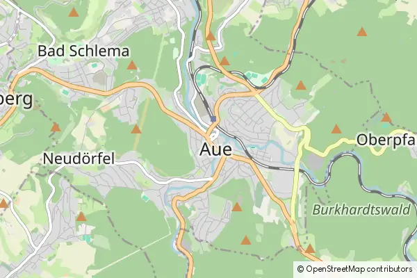 Mapa Aue