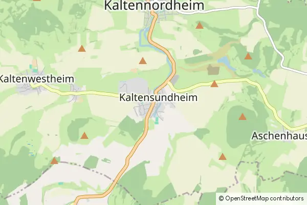 Mapa Kaltensundheim