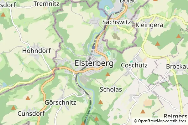 Mapa Elsterberg