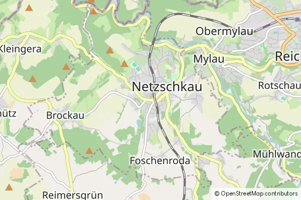 Mapa Netzschkau