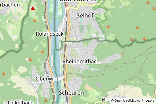 Mapa Rheinbreitbach