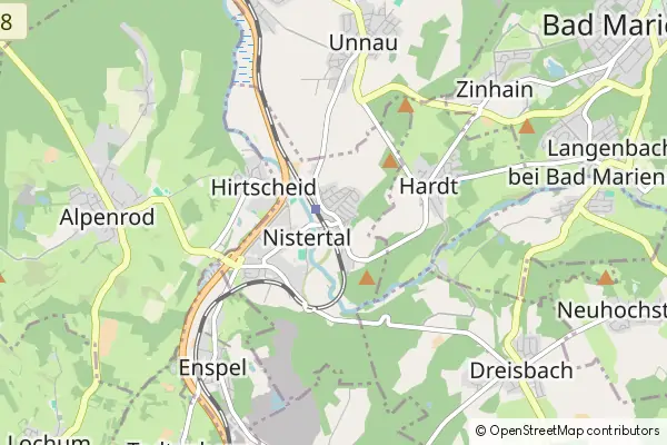 Mapa Nistertal