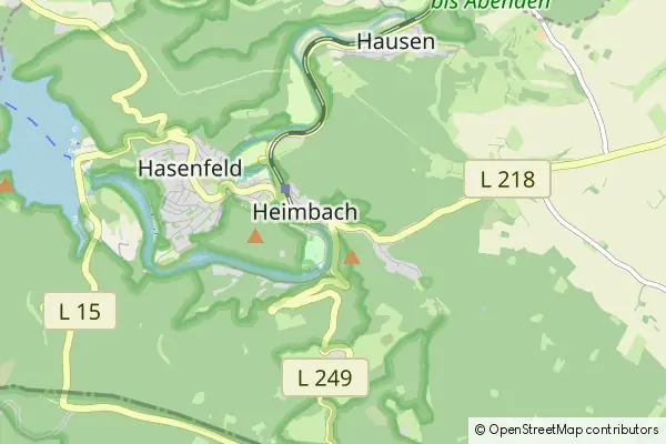 Mapa Heimbach