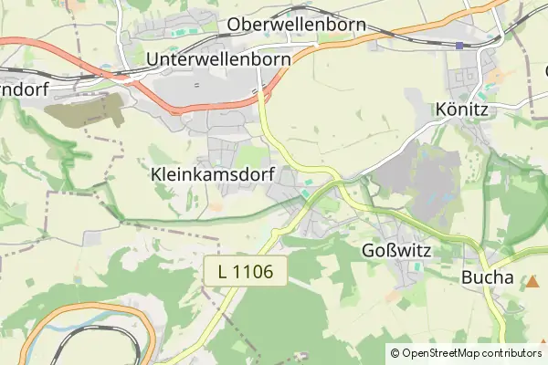 Mapa Kamsdorf