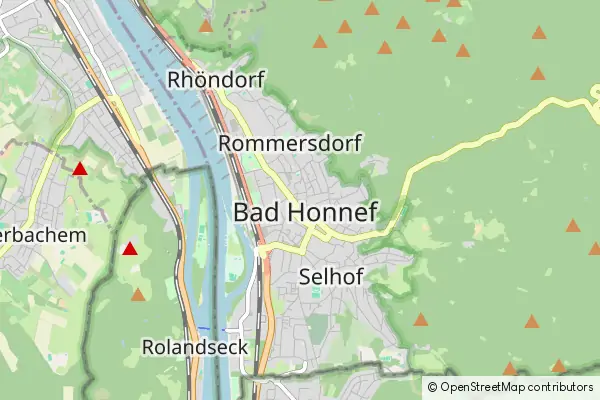 Mapa Bad Honnef