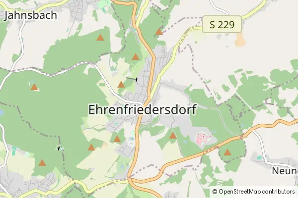 Mapa Ehrenfriedersdorf