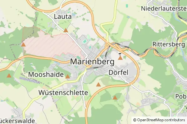 Mapa Marienberg