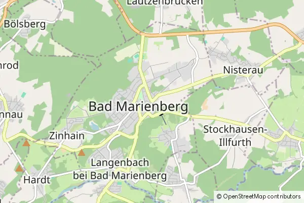 Mapa Bad Marienberg