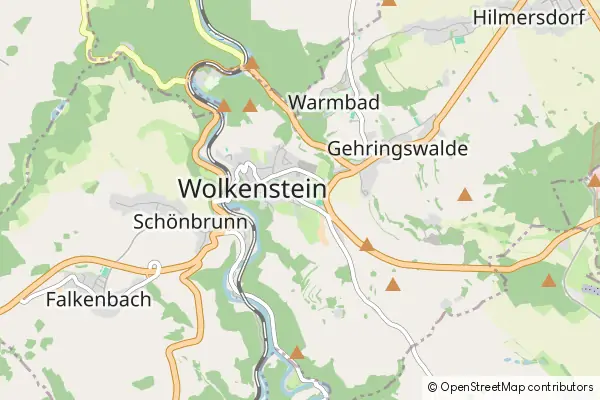 Mapa Wolkenstein