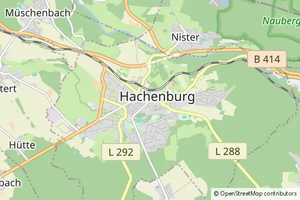 Mapa Hachenburg