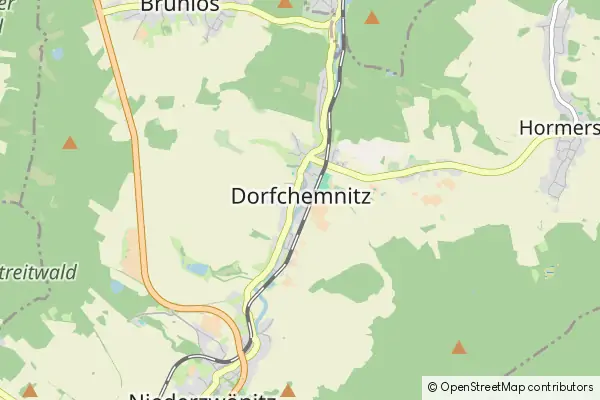 Mapa Dorfchemnitz