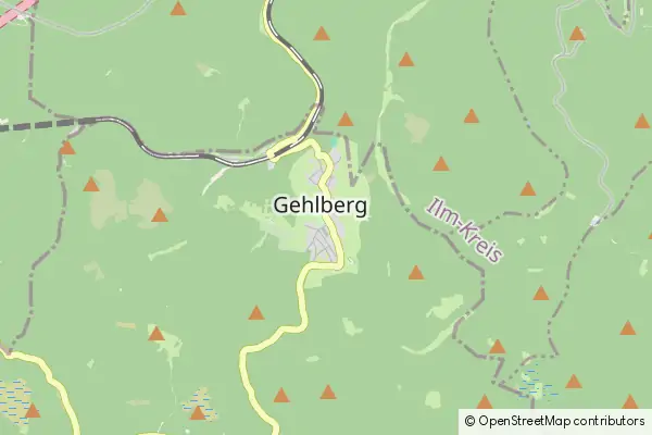 Mapa Gehlberg