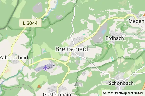 Mapa Breitscheid