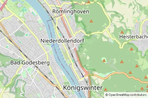 Mapa Koenigswinter