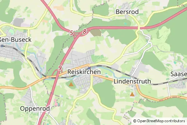 Mapa Reiskirchen