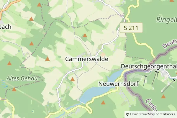 Mapa Cammerswalde