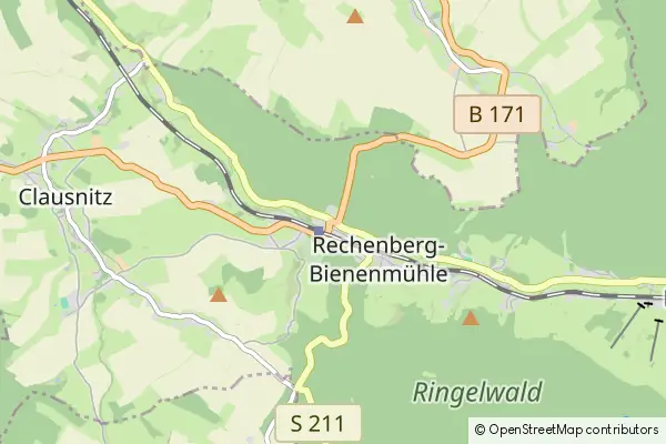 Mapa Rechenberg-Bienenmuehle