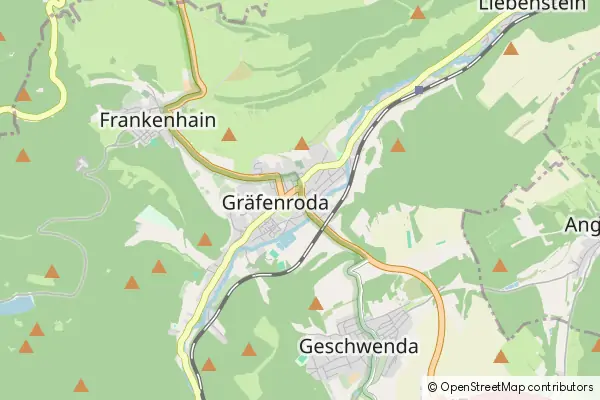 Mapa Graefenroda