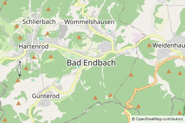 Mapa Bad Endbach