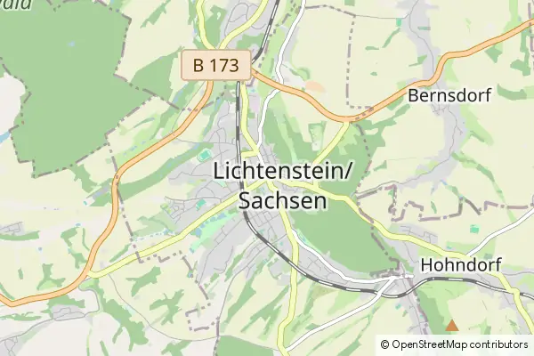 Mapa Lichtenstein