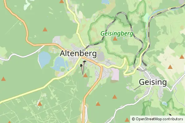 Mapa Altenberg