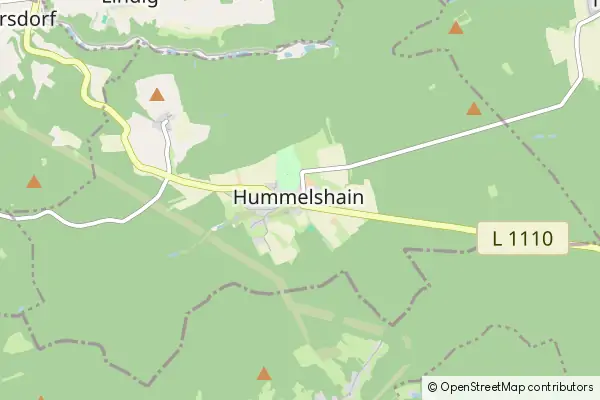 Mapa Hummelshain