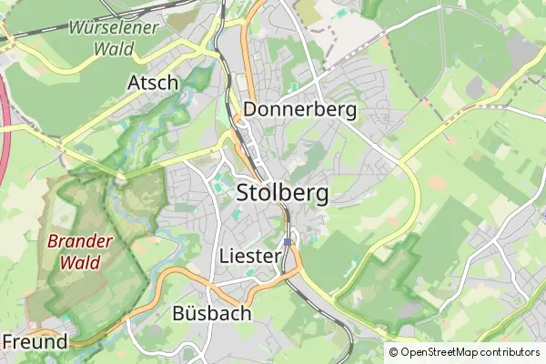 Mapa Stolberg