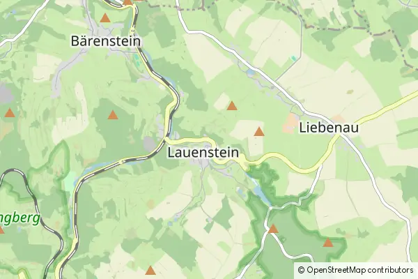 Mapa Lauenstein