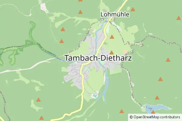 Mapa Tambach-Dietharz