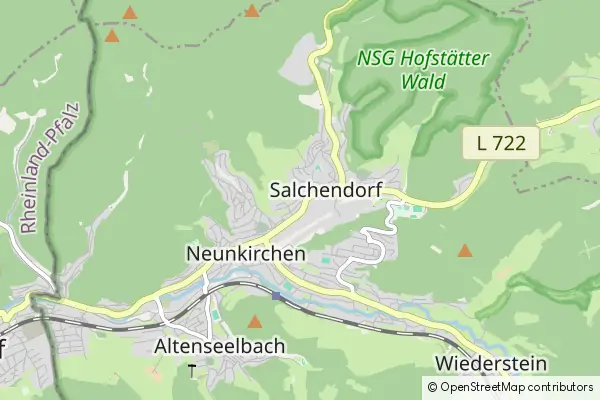 Mapa Salchendorf