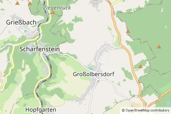 Mapa Großolbersdorf