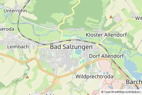 Mapa Bad Salzungen