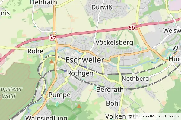 Mapa Eschweiler