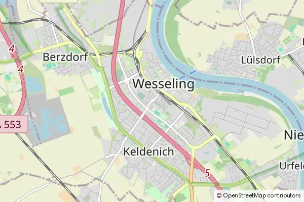 Mapa Wesseling