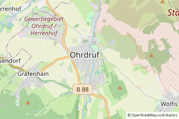 Mapa Ohrdruf