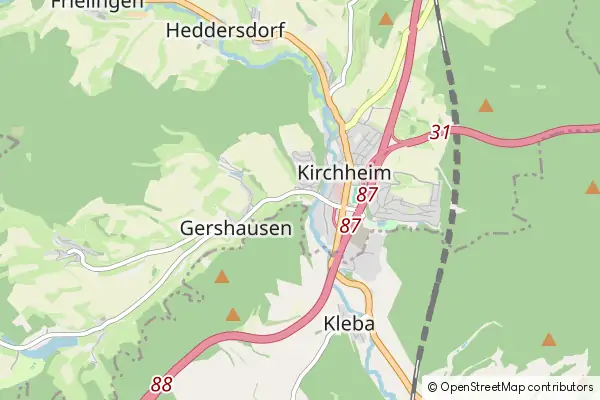 Mapa Kirchheim