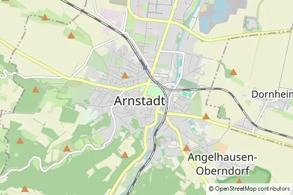 Mapa Arnstadt