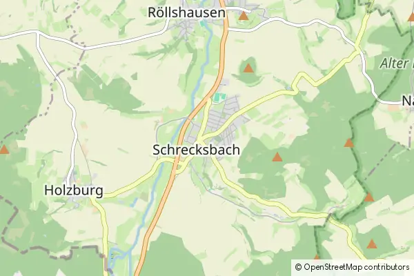 Mapa Schrecksbach