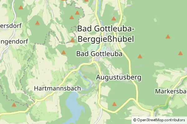 Mapa Bad Gottleuba