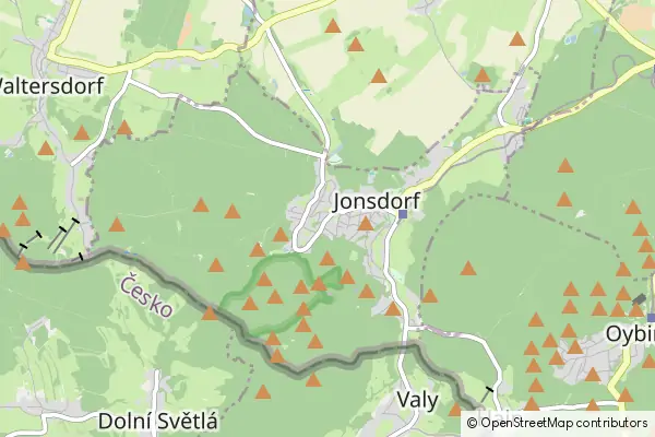 Mapa Jonsdorf