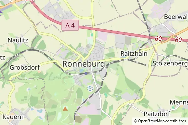 Mapa Ronneburg