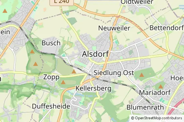 Mapa Alsdorf