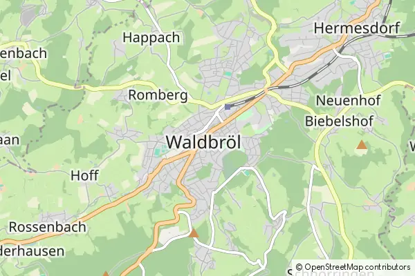 Mapa Waldbroel