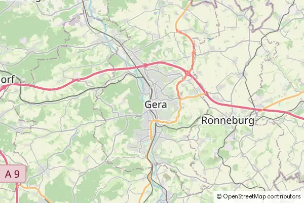 Mapa Gera