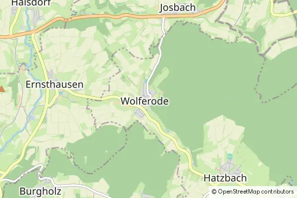 Mapa Wolfersheim