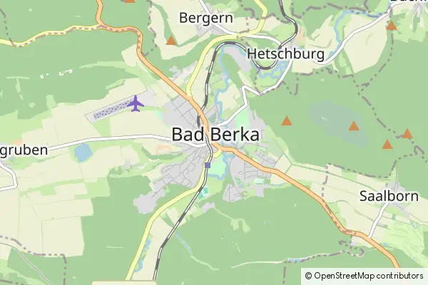 Mapa Bad Berka